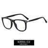93555 nuevo armazón de gafas azules para miopía se puede equiparar con la cantidad en stock de fábrica al por mayor armazón de gafas planas de comercio exterior para hombres