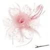 Diadema de Flores de Plumas de Carnaval Transfronterizo Fiesta Fiesta de Desempeño Accesorios para el Cabello de Plumas Diadema Accesorios Retro para el Cabello de Novia