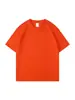 Camiseta de Algodón Puro de 180g con Cuello Redondo y Mangas Cortas con Logo Impreso Personalizado para Hombres y Mujeres, Camiseta Cultural Publicitaria de Equipo de Verano, Holgada y Versátil