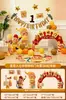 Decoración de Primer Cumpleaños para Bebé Temática de Estrellas Actualización Tablero 4Dkt Decoración Cálida Puerta Inteligente Accesorios de Cumpleaños