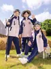 Ropa de Clase para Estudiantes de Primaria Ropa de Primavera, Otoño e Invierno Ropa con Carga Desmontable Uniforme Escolar Infantil Traje para las Cuatro Estaciones Ropa de Jardín de Infancia Verano
