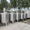 Tanque de Mezcla Calefactable de Acero Inoxidable 90% Nuevo Mezclador de Líquidos Grande Tanque Mezclador de Bebidas de Jugo 500L