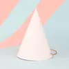 Nuevo sombrero de cumpleaños Amazon transfronterizo original dorado brillante con estampado metálico bola de pelo grande lindo sombrero de cumpleaños para fiesta de cumpleaños