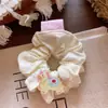 Presilhas de Cabelo Infantis Estilo Coreano para Primavera e Verão com Estampa de Animais para Meninas, Elásticos Fofos para Rabo de Cavalo que Não Danificam o Cabelo