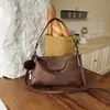 Bolsa de Axila Matelassê de Luxo Francesa Outono/Inverno para Mulheres Novo Estilo Leve Luxo Temperamento Tendência Bolsa de Ombro Única Bolsa Transversal Casual
