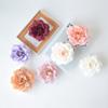Cabeça de flor de rosa selvagem flor artificial flor de seda flor falsa estilo europeu retro outono faça você mesmo flor de casamento artesanal parede