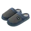 Chinelos de Algodão Extra Grandes Masculinos Inverno Sapatos de Pelo com Solado Grosso Outono Inverno Casa Quente Interno Doméstico Chinelos de Algodão Masculinos Atacado