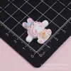 Fantasia de animal fofo de desenho animado filhote de cachorro DIY cola de creme capa de celular acessório de presilha fivela de sapato material resina peças de acessório