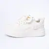 Nuevo producto: Zapatos de Cuero Forrados de Lana, Cómodos y Cálidos, Elegantes Tenis Blancos de Estilo Universitario con Suela Gruesa, Zapatos de Algodón Versátiles y de Moda