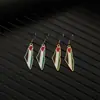 Pendientes de Acero Inoxidable Hip-Hop Transfronterizos Europeos y Americanos, Personalizados, Exagerados, Simples, Pendientes de Nicho, Pendientes, Regalos para Chicas al por Mayor