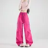 Pantalones Cortavientos de Trabajo para Mujer Otoño Invierno con Felpa Paracaidista para Hombre Deporte al Aire Libre Cortavientos Repelente al Agua Montañismo Ciclismo Casual
