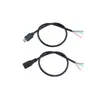 Cable de Carga Micro Teléfono Hengyue Recto y Curvado Cable de una Sola Cabeza Conector Macho-Hembra para Android Cable de 2 Núcleos Cable de Datos de 4 Núcleos