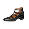 Zapatos de Baile Modelo Nuevo 2026, Punta Cuadrada, Hebilla, Tacón Medio, Zapatos de Mujer Estudiante, Zapatos de Temporada para Primavera y Otoño, Talla Grande, Zapatos de Temporada de Comercio Exterior