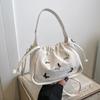 2024 Estilo Western Doce Borboleta Bolsa Nova Moda Outono Simples Balde Bolsa Feminina Casual Portátil Bolsa Transversal Tendência