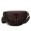 Bolsa de peito super popular 2023 novo estilo coreano moderno estilo ocidental corrente Bolsa de cintura feminina alça de ombro larga bolsa pequena para disco e salto