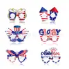 Novos Óculos de Papel Temáticos do Dia da Independência Americana para Crianças e Adultos Decoração de Feriado Nacional Armações de Óculos Desenho Atacado