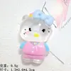 Cartão Animal Luminoso Fantasiado Gato Cola de Chantilly Artesanal DIY Material para Capa de Celular de Chantilly Acessórios de Resina