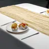 Amazon Comercio Exterior Transfronterizo Bali Chifón Arrugado Caminos de Mesa, Mantel Retorcido, Decoración de Fiesta, Caminos de Mesa Arrugados, Chifón Arrugado