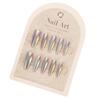 Unhas Usáveis Feitas à Mão, Eletrodeposição Laser Cat-Eye de Alto Padrão e Brilhantes 30 Peças, Removíveis, Produtos Populares de Nail Art