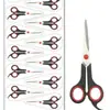 Tijeras de oficina al por mayor en stock, tijeras para cortar papel DIY para estudiantes, tijeras de acero inoxidable para cocina doméstica, tijeras para manualidades infantiles