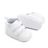 Zapatos Nuevos para Bebé de 0-1 Año Four Seasons de Piel PU Suela Suave Doble Velcro Zapatos para Bebé y Niños Pequeños Primavera y Otoño 2745