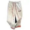 Pantalones Deportivos Casuales de Pierna Ancha a Cuadros Rizados Empalmados Estilo Retro Americano para Mujer en Otoño e Invierno Forrados de Polar y Engrosados Sueltos Rectos