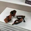 Sandalias de tacón alto para mujer, modelo nuevo 2026, extremadamente hermosas y cómodas, muy elegantes, sandalias de tacón fino estilo francés para que las mujeres las usen afuera en verano