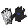 Luvas de Ciclismo Meio Dedo para Homens e Mulheres, Esportes ao Ar Livre, Montanhismo, Absorção de Choque, Silicone Antiderrapante, Malha Respirável, Proteção Solar, Luvas Finas