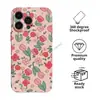Funda Protectora de Cobertura Total Floral de Tulipán Fresco de Primavera para iPhone 16 Plus, iPhone 17 Pro Max Funda Dura