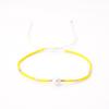 Pulsera de cuentas de arroz de vidrio simple pulsera de cuentas tejida a mano pulsera de perlas vintage naturales al por mayor para mujer
