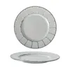 Louças de Cerâmica Personalizadas, Estilo Minimalista Moderno, Prato Raso Plano para Bife Estilo Ocidental, Jogo de Mesa de Luxo para Hotel e Restaurante, Tigelas e Pratos de Cerâmica