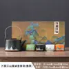 Juego de Té Kung Fu Qianli Jiangshan Juego Pequeño Hogareño Sencillo Accesible Lujo Olla con Asa Elevable Taza de Té de Cerámica Souvenir Venta al por Mayor