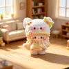Resina 3D Creativo Dibujo Animado Kt Lindo Paisaje en Miniatura Adorno de Escritorio Hello Kitty Figura Decoración