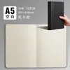 Caderno B5, Caderno de Estudante em Couro Branco, Caderno Costurado em Papel Kraft, Bloco de Notas, Caderno de Exercícios, Caderno com Grade, Caderno Simples para Estudante