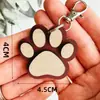 Mini Patinha de Urso Criativa Chaveiro Acessório Série Miu Pingente de Bolsa Decoração de Mochila Ornamento Acessório Figura de Desenho Animado