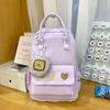 Mochila Casual Versátil de Moda Transfronteriza Nueva Mochila de Gran Capacidad Portátil Mochila Escolar para Estudiante de Secundaria y Preparatoria Femenina