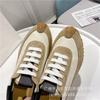 Zapatos Dexun para Pareja 2021 Plataforma Suela Gruesa Casual con Cordones Combinación de Colores Elevadores Planos de Cuatro Estaciones Zapatos Ins con Suela Gruesa para Mujer Cómodos