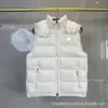 Comercio Exterior Transfronterizo Chaquetas de Plumas de Diseñador Estilo Moncler para Hombre y Mujer, Chalecos de Canalé, Ropa Exterior Casual de Moda de Alta Gama