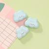 Expressão fofa nuvem macaron diy creme cola chaveiro material boneca máquina brinquedo infantil jóias de resina