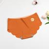 Ropa interior seamless de seda de hielo personalizada para mujer, especial para yoga y fitness, sin marcar la cadera, shorts de triángulo sin enrollarse, parte superior