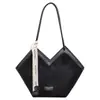 Bolso vintage esmerilado transfronterizo para mujer, gran capacidad, nuevo bolso de hombro casual versátil para otoño e invierno 2025, bolsa de mano para estudiantes