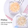 Pequeña Batata Caliente Joyería para Arte de Uñas Efecto Cambio de Luz Adhesivo para Uñas en Forma de Corazón Color Macarrón Pequeña Joyería Fresca