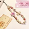 [KIKI] cadena original casera de fresa y mango ins para teléfono móvil Corea del Sur linda correa para teléfono móvil diy cadena para cámara