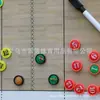 Tablero Táctico de Voleibol para Colgar en la Pared Juego de Voleibol Entrenador Mesa de Arena Táctica Tablero de Enseñanza Baloncesto Tablero Táctico de Voleibol