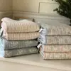 Capa de Cama de Algodão Dupla Face Ganso Coreia do Sul Peça Única Acolchoada de Algodão Lençol de Cama Antiderrapante para Colchão Tatami Capa de Kang