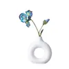 Pinza para el pelo de flor artificial de EVA de alta calidad con estilo de pintura al óleo natural, adecuada para tocados temáticos de Alicia y decoración de cajas de regalo