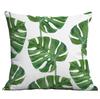 Cojín Impreso HD de Planta Verde Tropical Transfronterizo Nuevo para Amazon, Funda de Cojín para Sofá de Casa