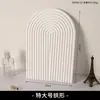Bandeja de Gesso Irregular Estilo Ins para Velas de Aromaterapia Decoração Adereço de Foto Ornamento Armazenamento de Mesa Entrada