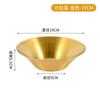 Plato de Acero Inoxidable Coreano para Ensalada y Fruta, Bol Japonés para Ramen, Plato para Pasta, Bol Dorado para Bibimbap, Bol Cónico Creativo, Comercial