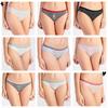 Comércio exterior único das mulheres único pacote cuecas sexy cintura baixa shorts de algodão cueca multi-cor entrega aleatória